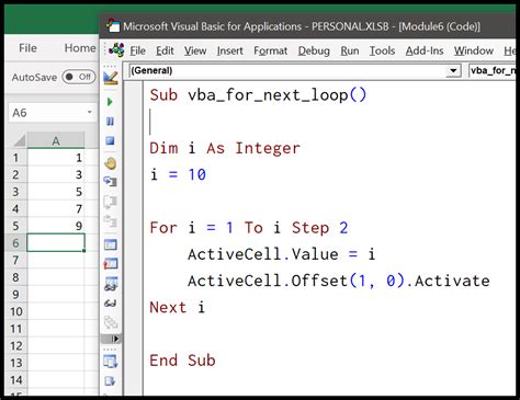 vba for loop|VBA FOR LOOP (For Next, For Each) – The Guide.